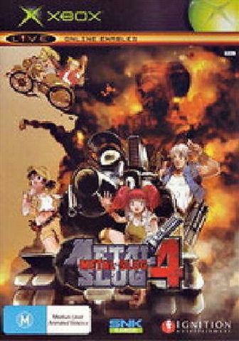 Jeu Metal Slug 4 Pour Xbox - Neuf Sous Blister (léger Défaut D'emballage)